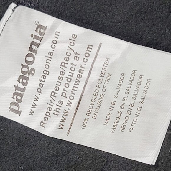 Patagonia Men's Black 1/4 Zip Long Sleeve Fleece Better Sweater Size XL - Picture 8 of 10